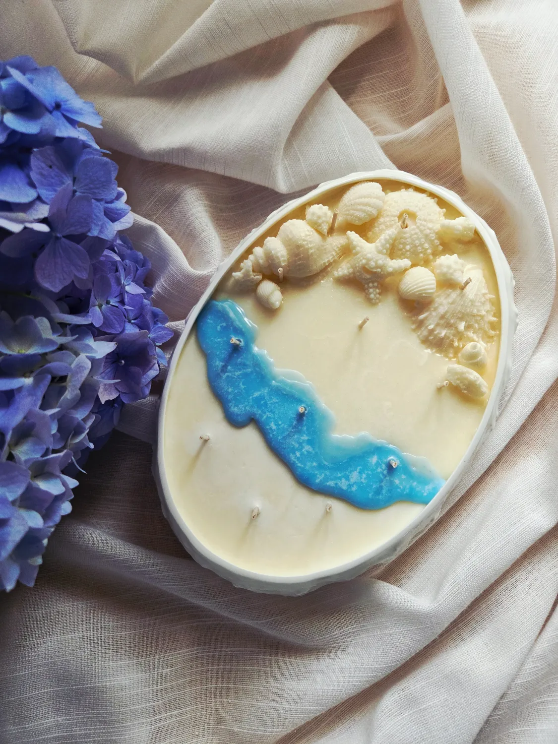 Świeca sojowa Rafa Koralowa - NOWOŚĆ