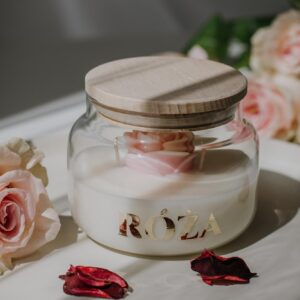 Świeca Sojowa Róża 160 g