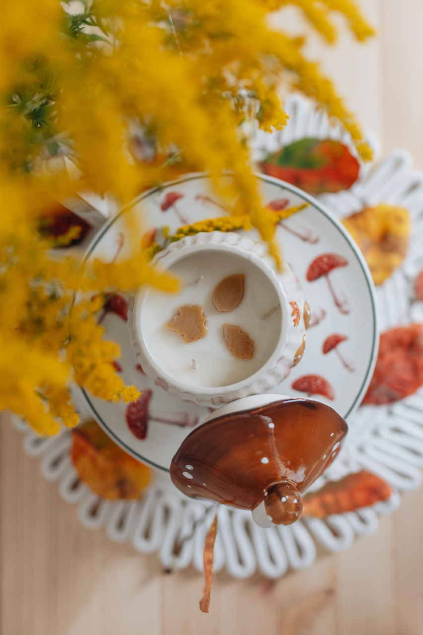 Świeca Sojowa Listki - obrazek 2