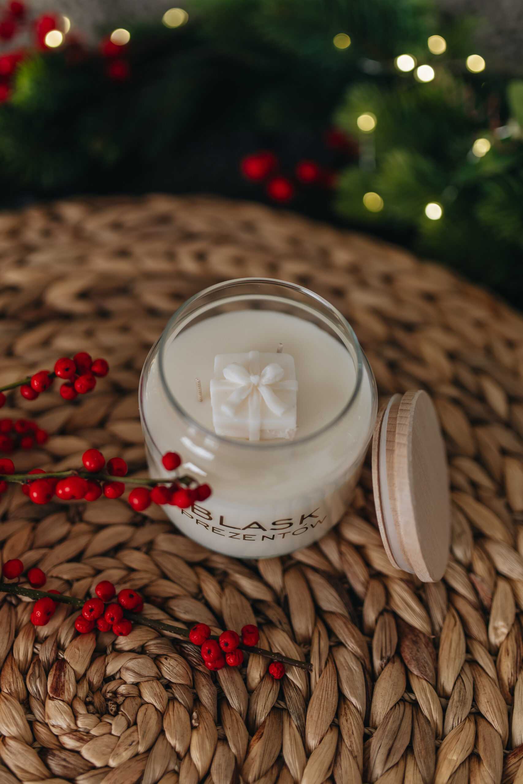 Świeca sojowa Blask Prezentów