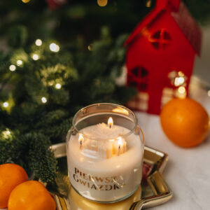 Świeca Sojowa Pierwsza Gwiazdka