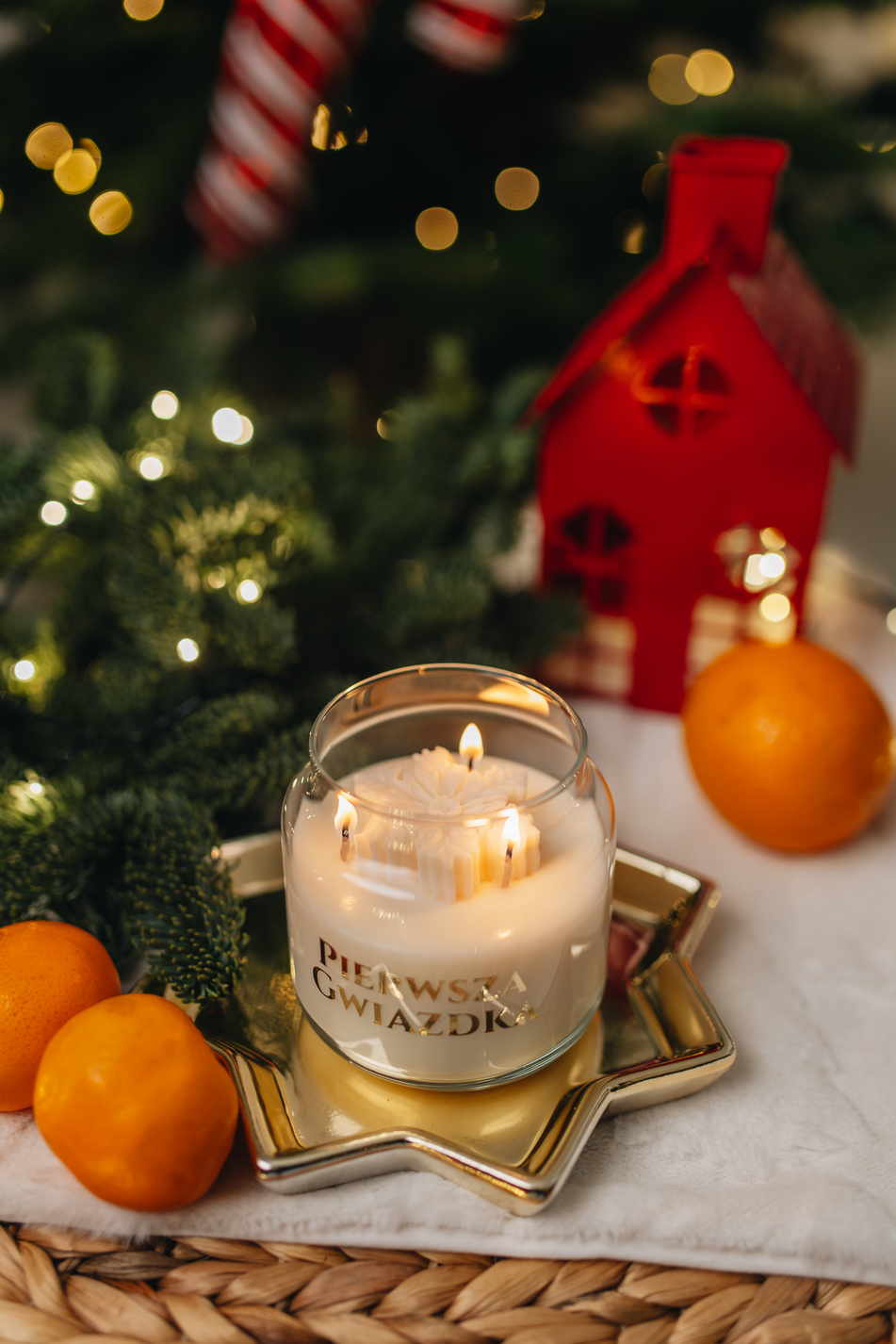 Świeca sojowa Pierwsza Gwiazdka