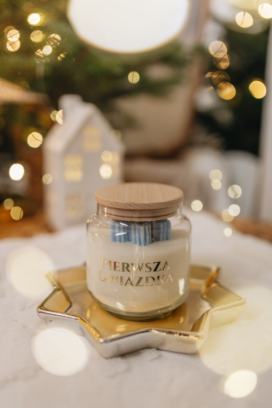 Świeca sojowa Pierwsza Gwiazdka
