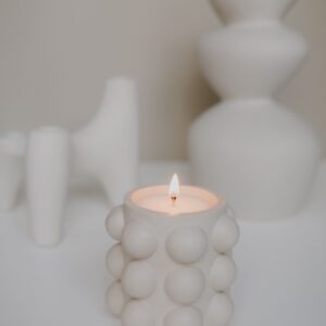 Świeca sojowa bezapachowa BUBBLES