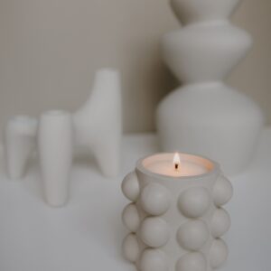 Świeca sojowa bezapachowa BUBBLES
