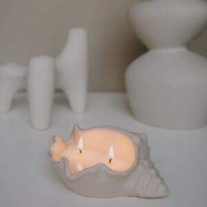 Świeca sojowa bezapachowa MUSZLA