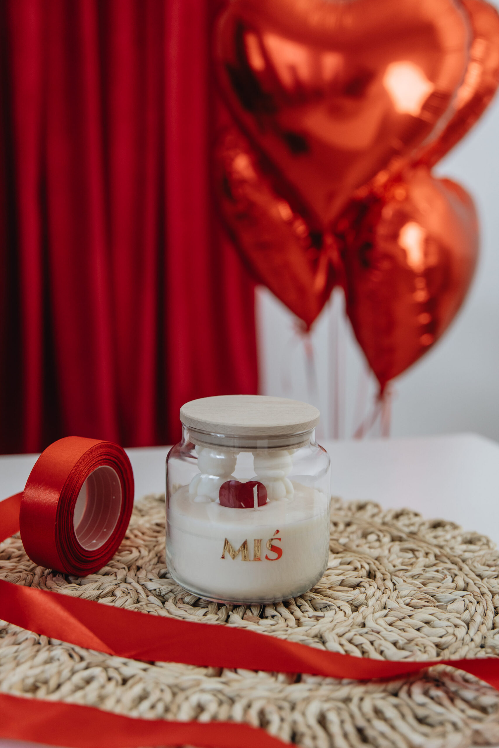 Świeca sojowa MIŚ - 300 g - Kolekcja MIŁOŚĆ - obrazek 4