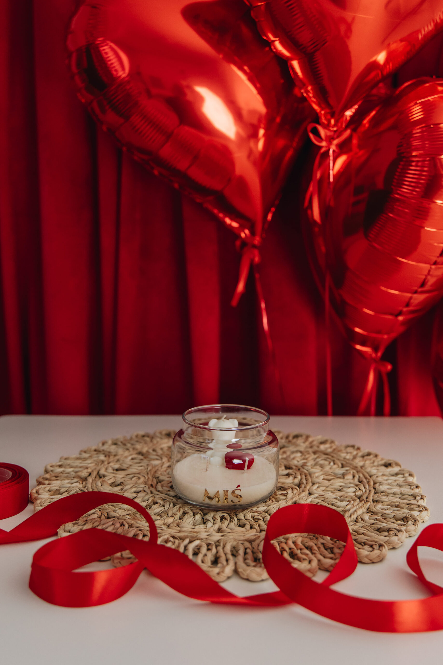 Świeca sojowa MIŚ - 180 g - Kolekcja MIŁOŚĆ - obrazek 4