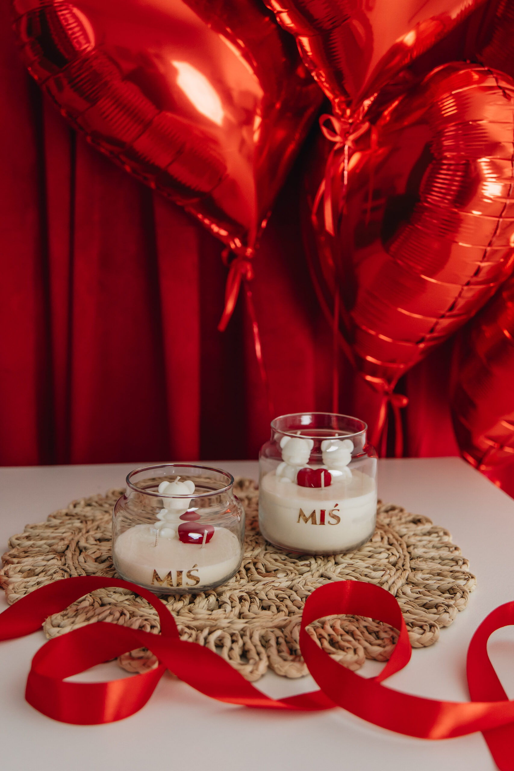 Świeca sojowa MIŚ - 180 g - Kolekcja MIŁOŚĆ - obrazek 3