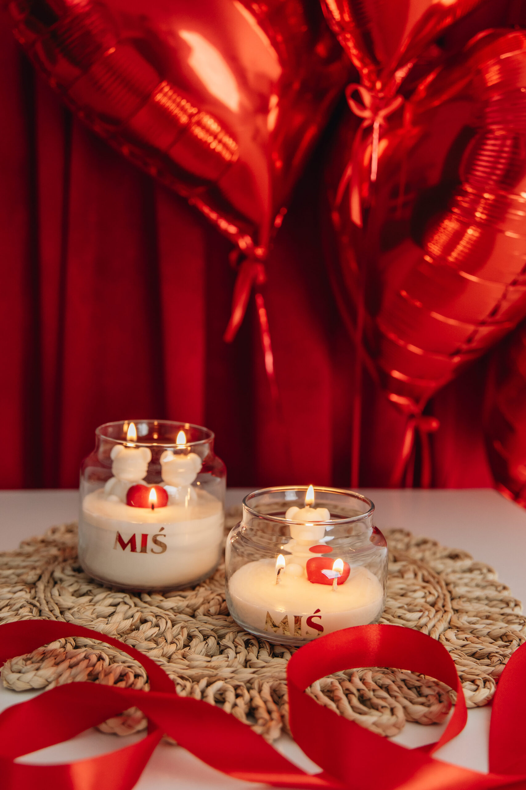 Świeca sojowa MIŚ - 300 g - Kolekcja MIŁOŚĆ - obrazek 5