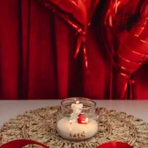 Świeca sojowa MIŚ – 180 g – Kolekcja MIŁOŚĆ